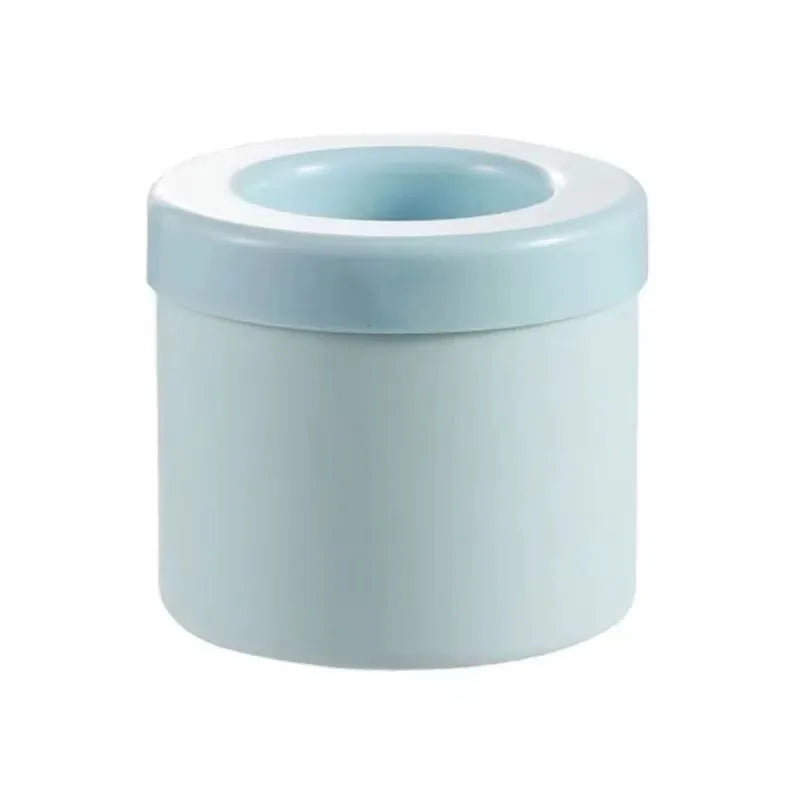 Silicone Round Ice Cube Mold – Cylindrical Ice Bucket Maker, Fast-Cooling 1.3cm(0.5 in) Mini Cubes for Cocktails, Whiskey & Bar Drinks