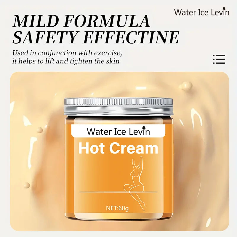 Full Body Fitness Massage Cream, Hot Compress to Tighten Abdominal Muscles
