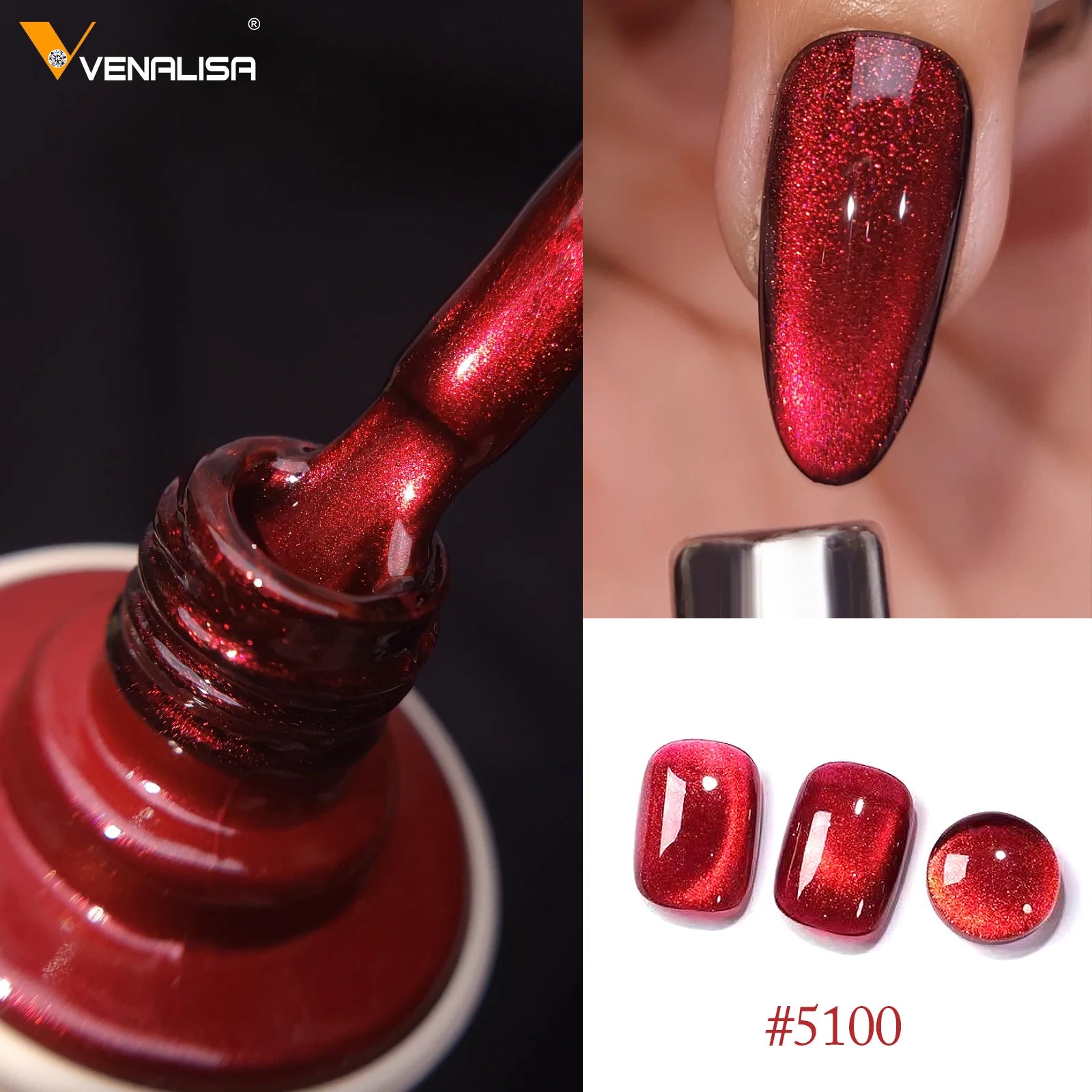 TPO FREE HEMA FREE Venalisa Nail Gel Polish10ML Semi Permanent Long Wear Original Quick-dry Enamel Soak Off UV LED Gel Nail