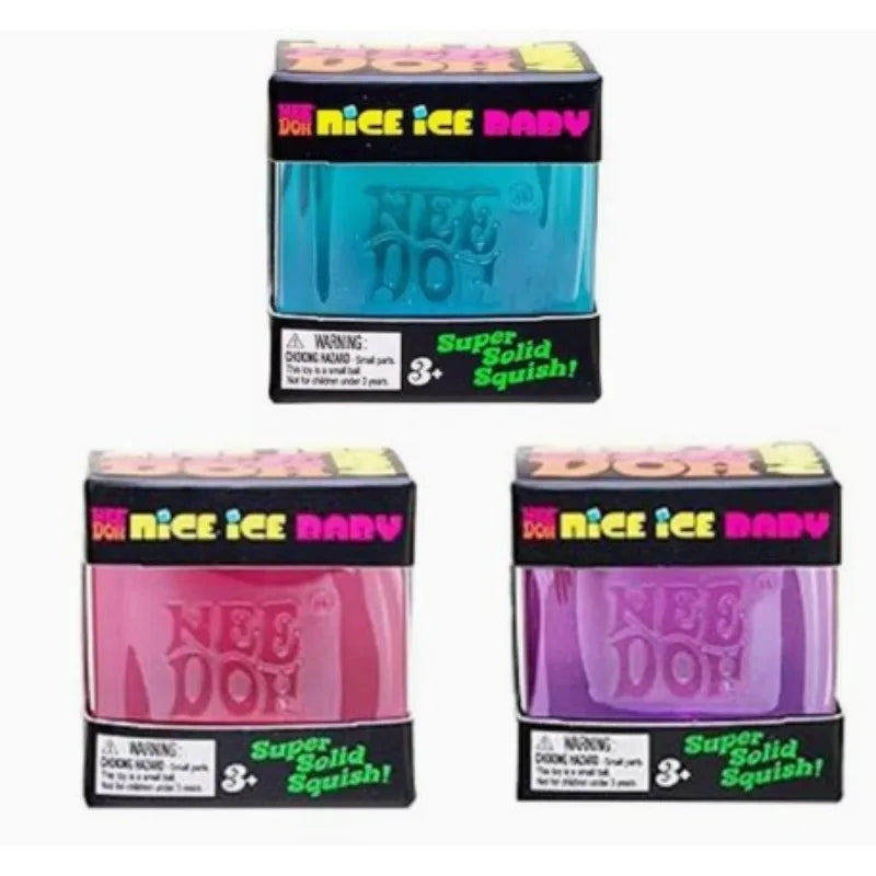 2026 Hot New Nee Doh Nice Cube Soft Rubber Squeezing Cube Sensory Decompression Office Relieves Anxiety Pinching Music
