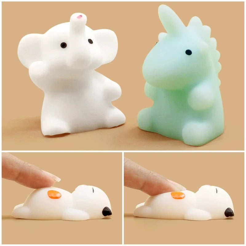 Mini Animal Squeeze Fidgets – Random 5–50 Piece Packs