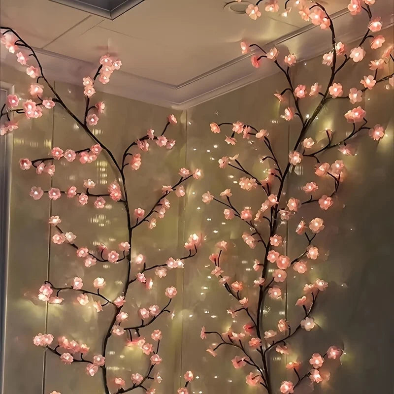 Cherry Blossom Branch Lights – Warm White, 72–144 LEDs