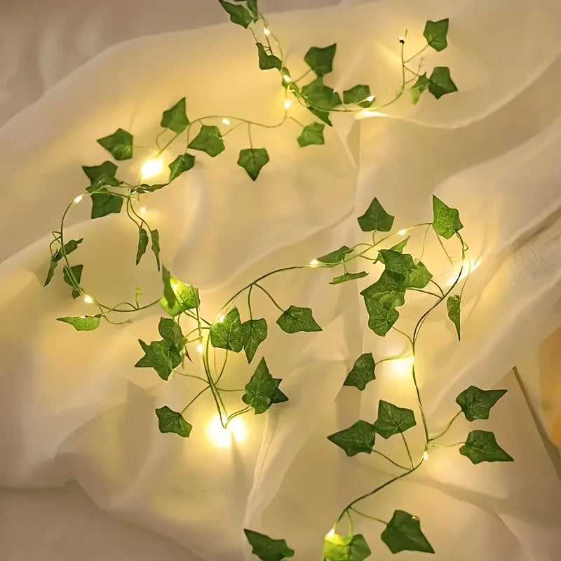 5M 50LED Rose Vine String Lights Solar Powered Artificial Flower Fairy Light for Garden Patio Bedroom Wedding Christmas Decor