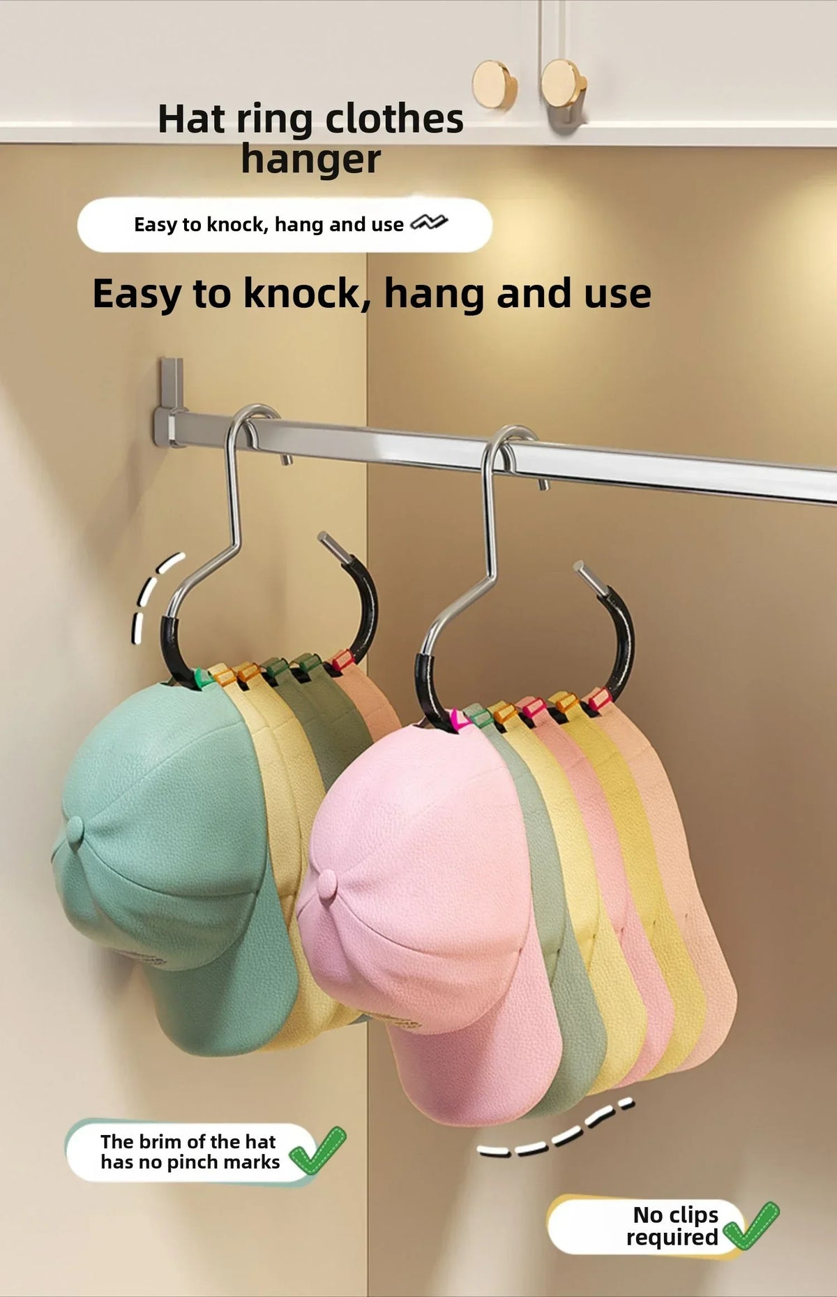 Ring Hanger for Hats, Scarves & Ties