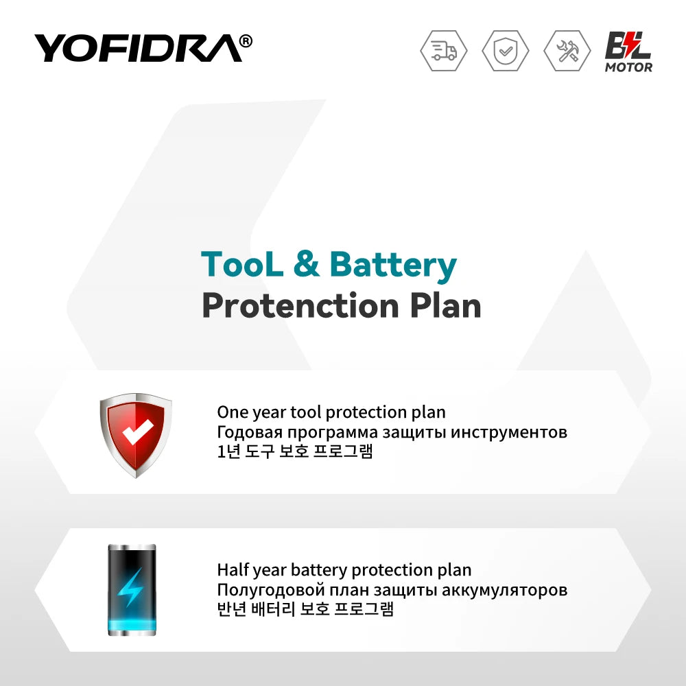 YOFIDRA 1500W 12KPA Electric Cordless Vacuum Cleaner Portable 2IN1 Household Car Cleaning Power Tool For Makita 18V Battery Pin
