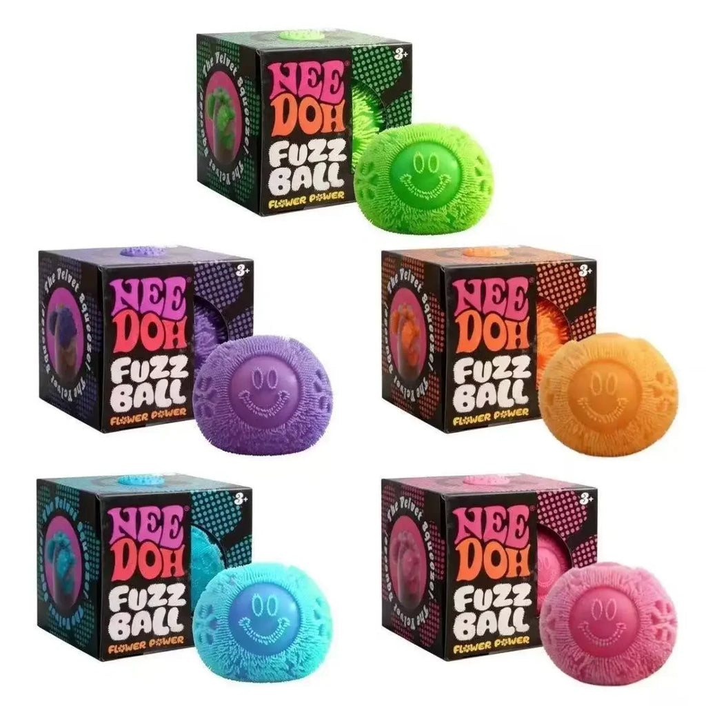 1pc Flower Portable Hairball Creative Fluff Toy Face Soft Decompression Office Pinch