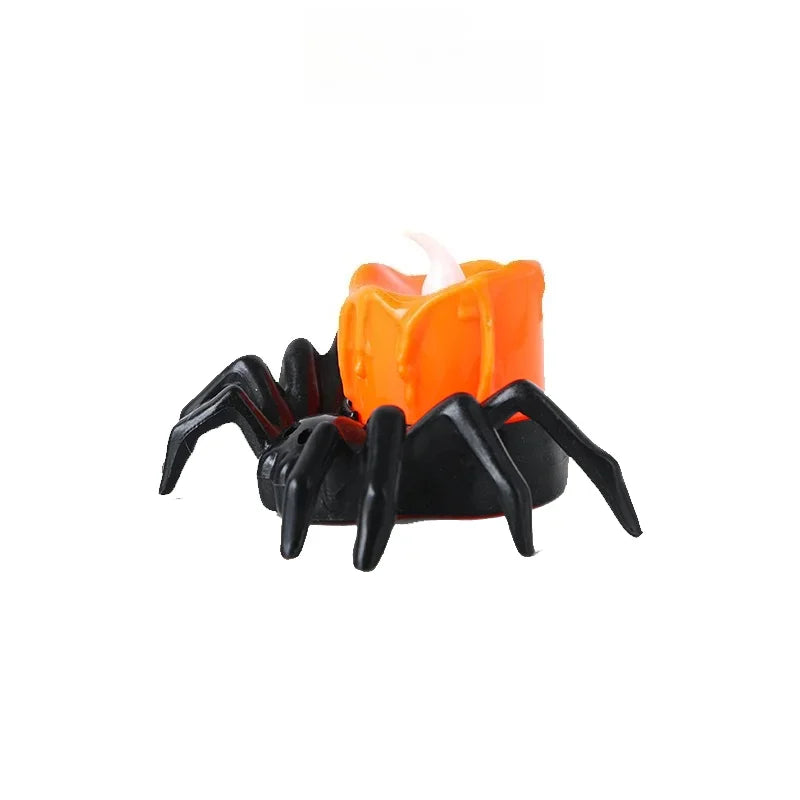 Halloween Spider LED Candle Lights – 1, 2 or 5 Pieces