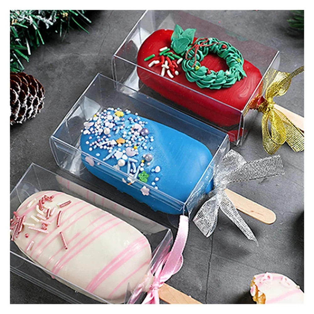Silicone Ice Cream Mold – DIY Magnum Popsicle & Ice Pop Maker, Food-Grade, Dishwasher Safe, SGS Certified