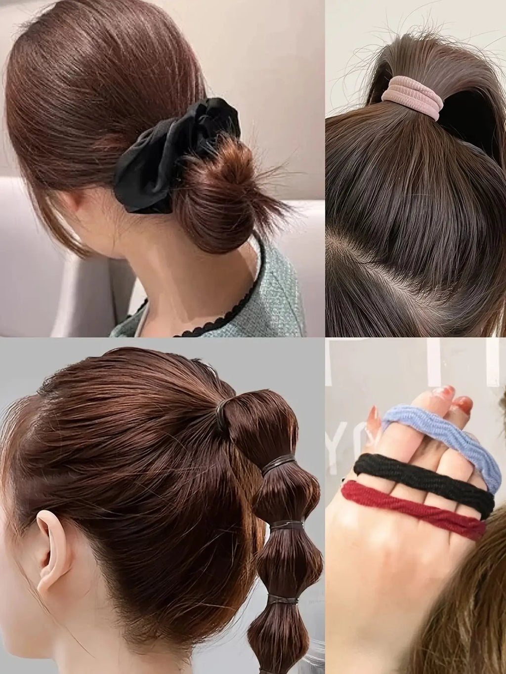 Hair Accessory Set – Scrunchies, Hair Ties & Styling Tools