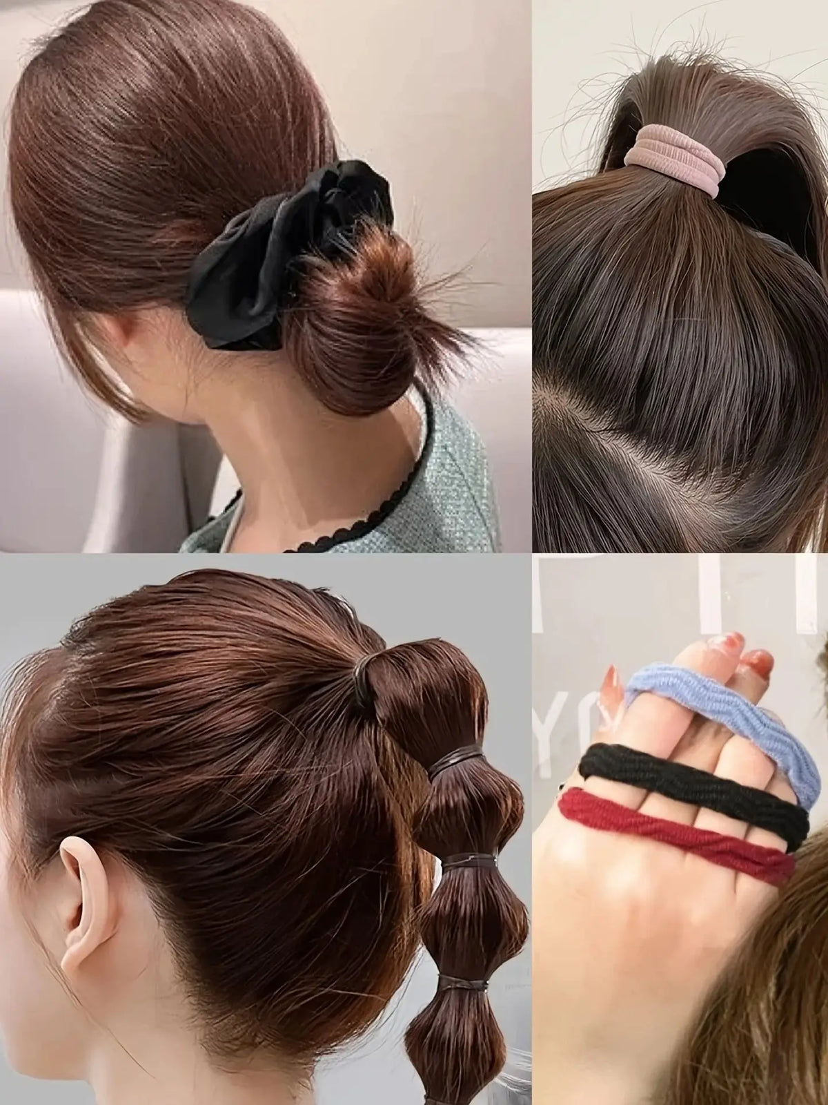 Hair Accessory Set – Scrunchies, Hair Ties & Styling Tools