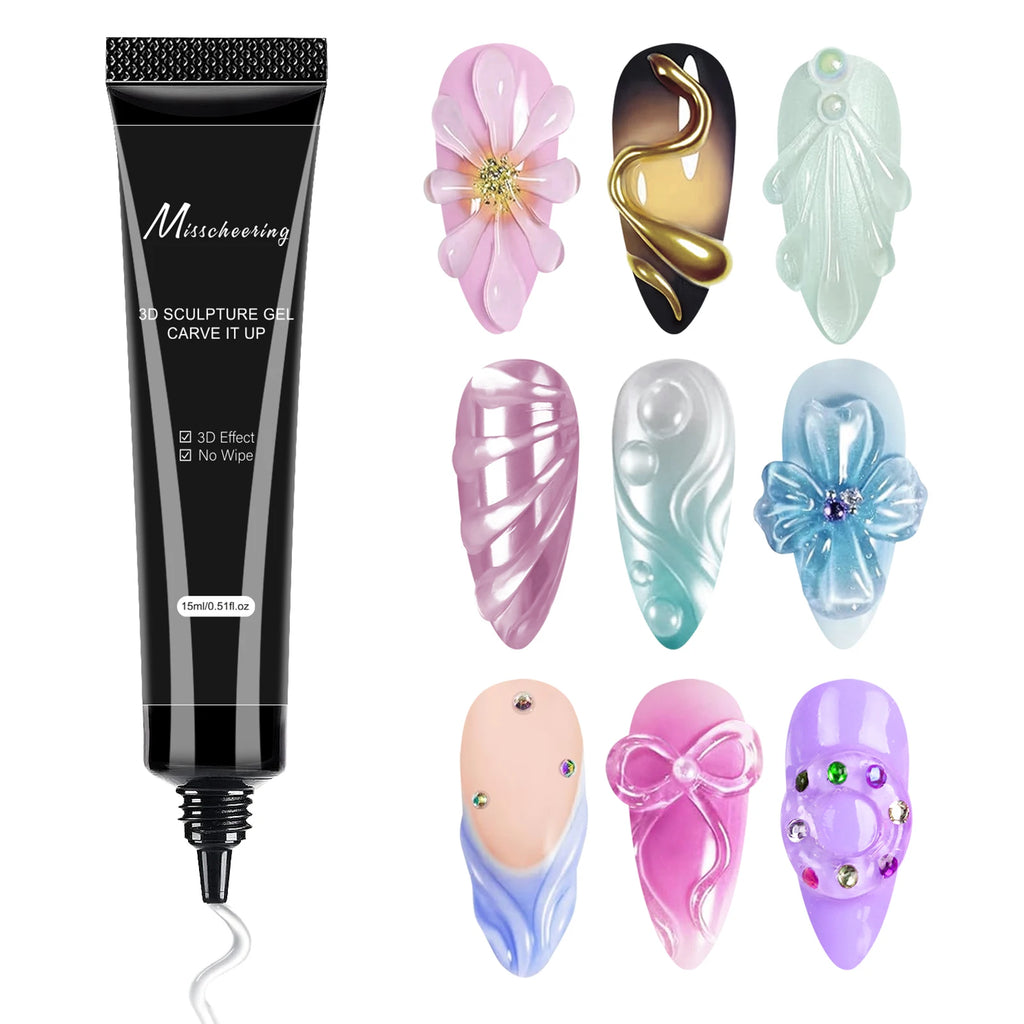 Misscheering 3D Nail Art Modeling Gel