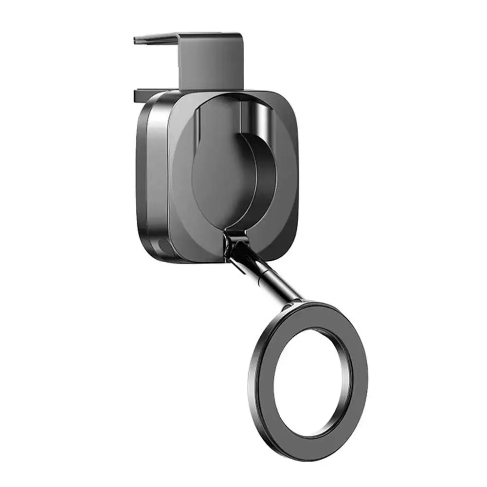 Magnetic Travel Phone Mount – Foldable Clip-On Holder with 360° Rotation