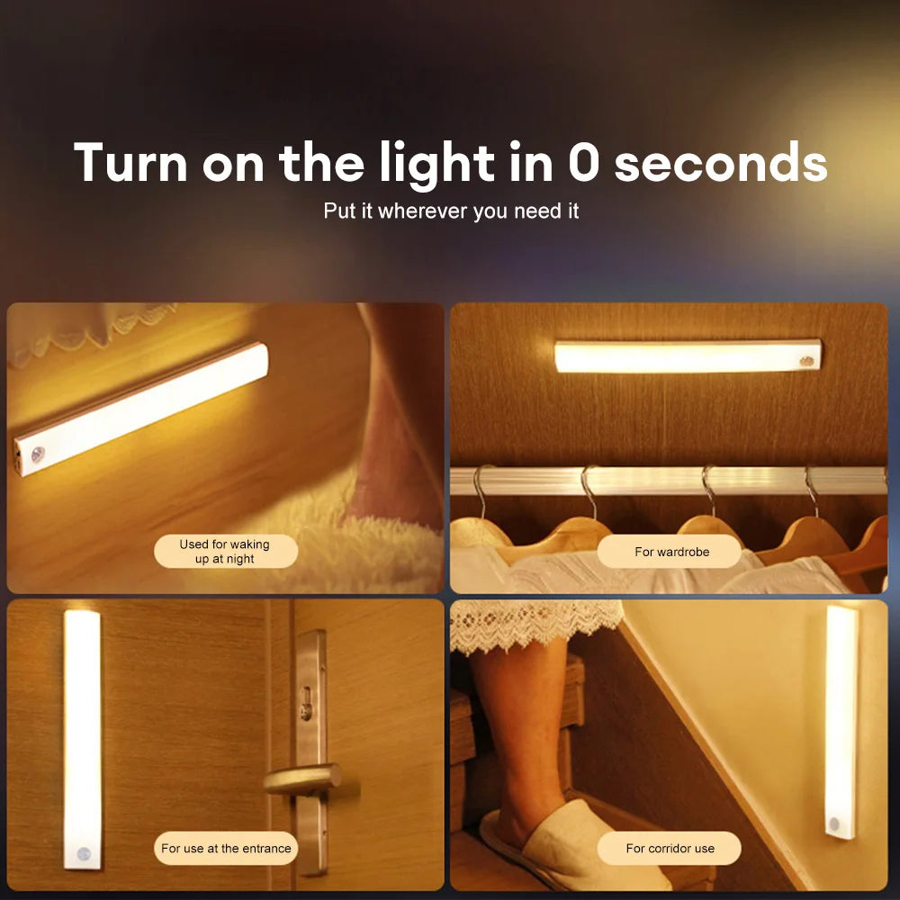 Rechargeable Motion-Sensor LED Cabinet Light