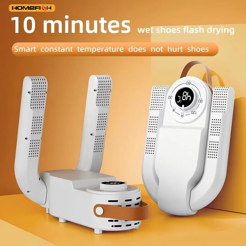 HOMEFISH Shoe Dryer with Timer – 220V EU Plug