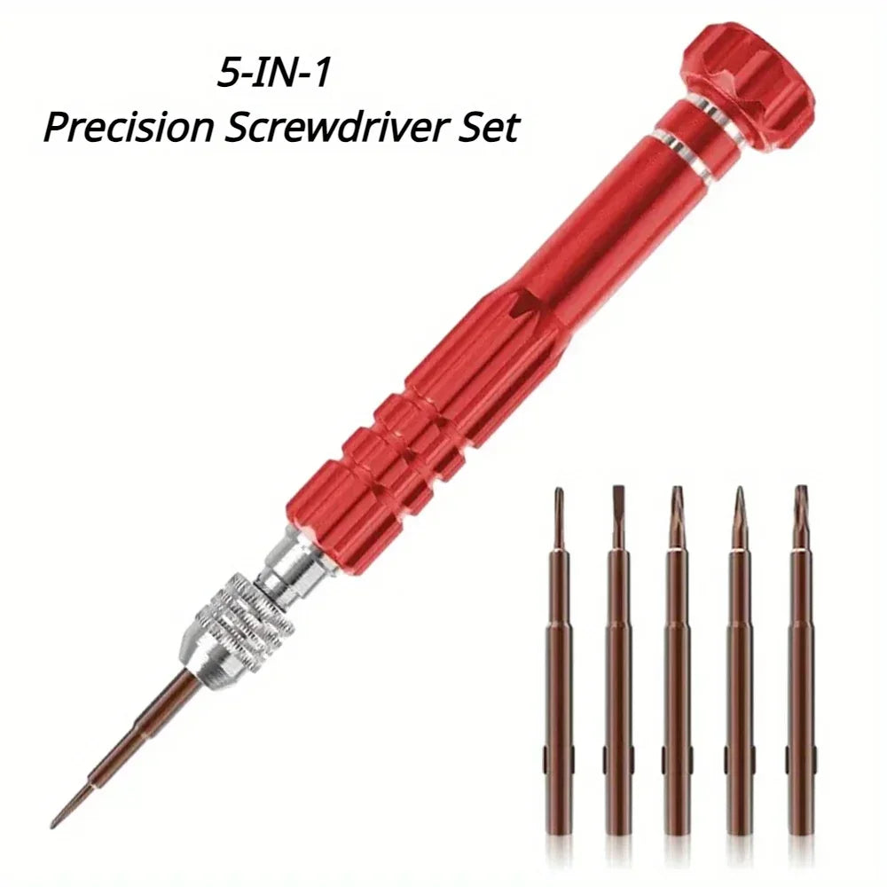 5-In-1 Multifunctional Slot Key Kit, Mobile Phone, Watch And Glasses Disassembly Tool, Laptop Repair Tool