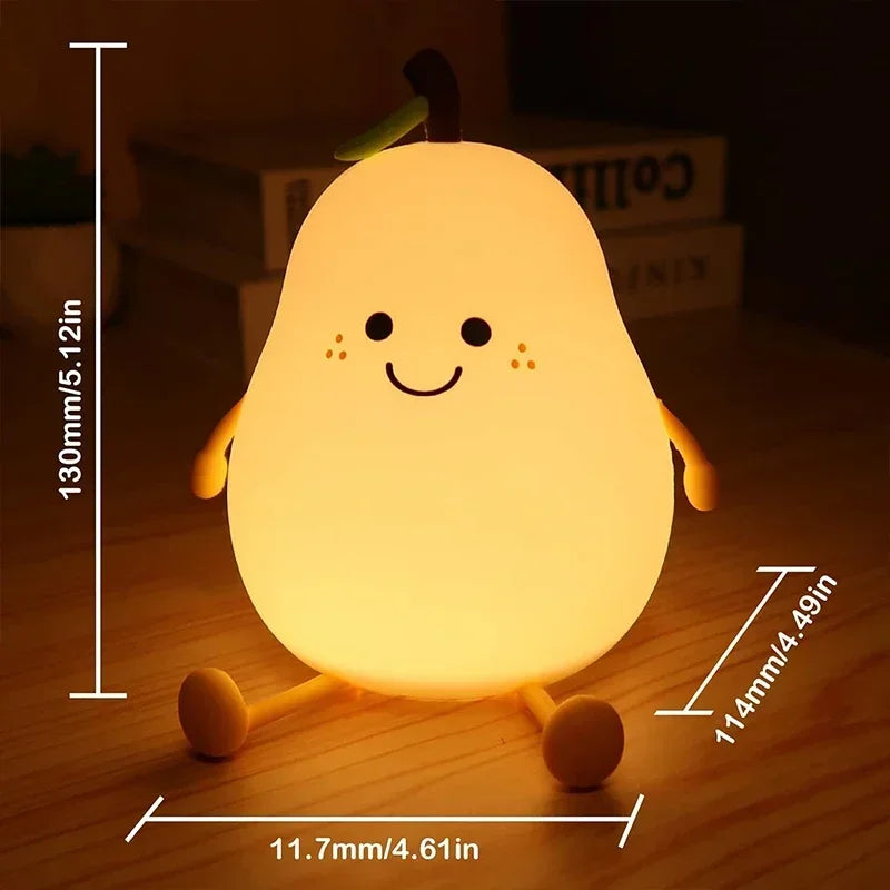 Rechargeable Axolotl Night Light with Touch Control