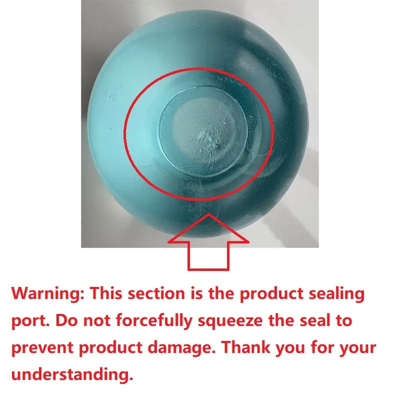 Translucent Squeeze Fidget Ball – 1 Piece, Random Color
