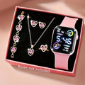 Digital Watch & Jewelry Accessory Set – 5 or 6 Pieces