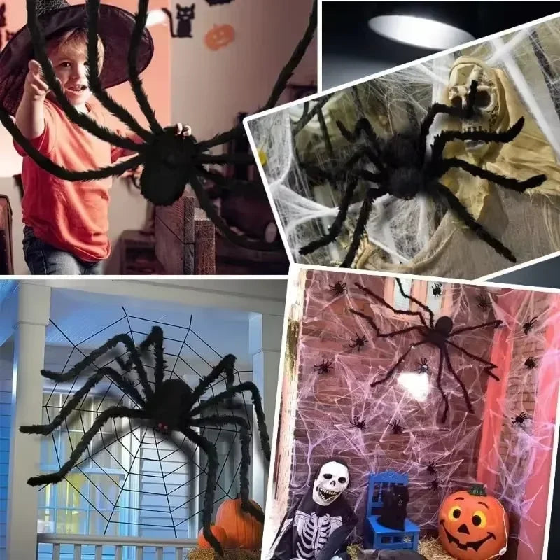 Halloween Spider & Web Decorations – Individual Options