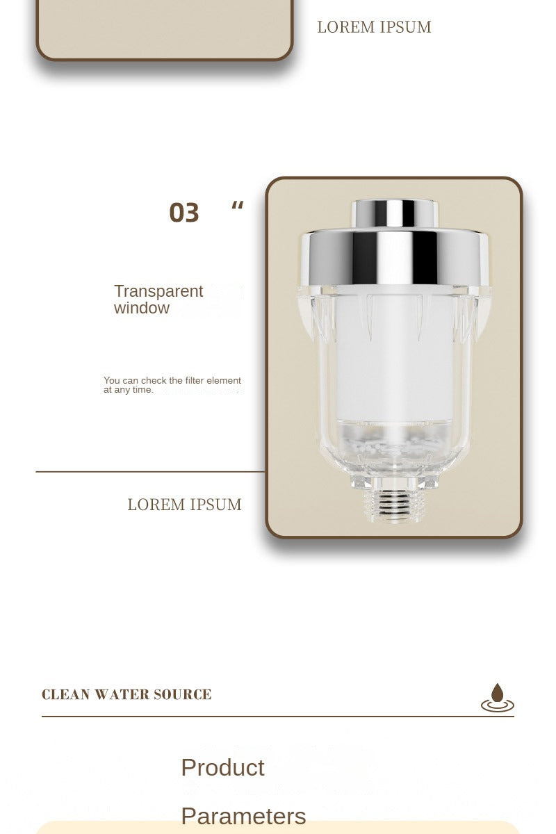 Inline Water Filter & PP Replacement Cartridge Bundles