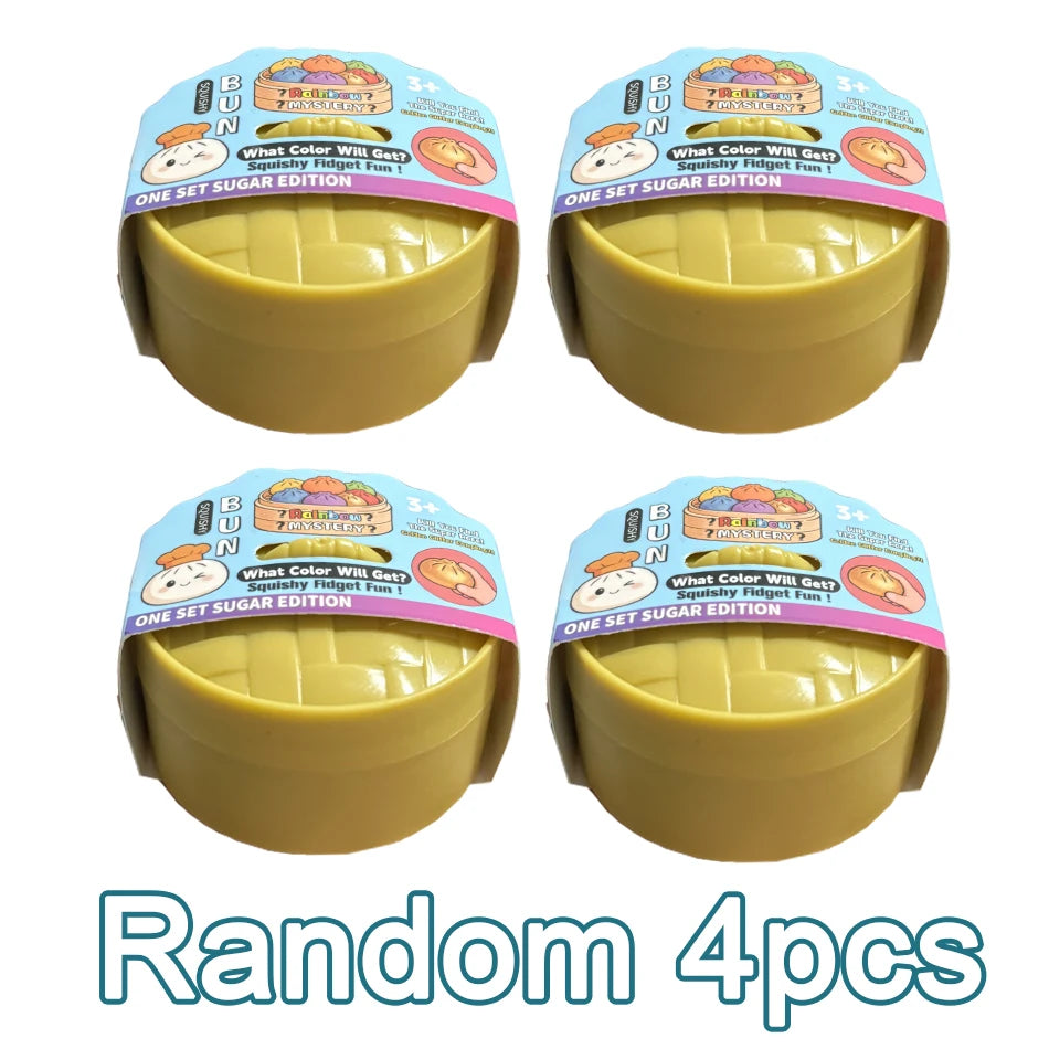 Mini Glitter Dumpling Squishy – Random Assortment