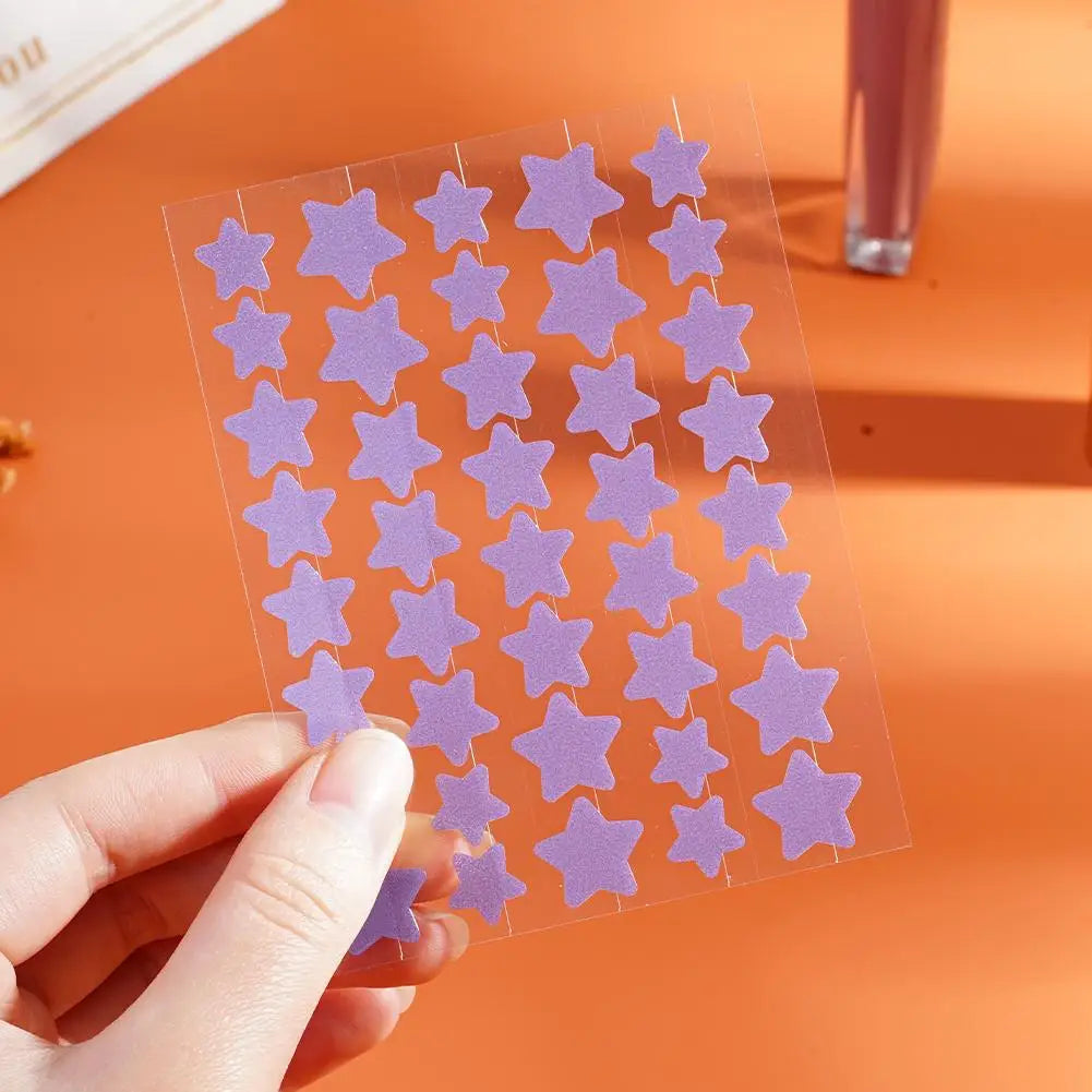 Star Acne Patches – Yellow Star-Shaped Hydrocolloid Pimple Dots, 40 Count, All Skin Types