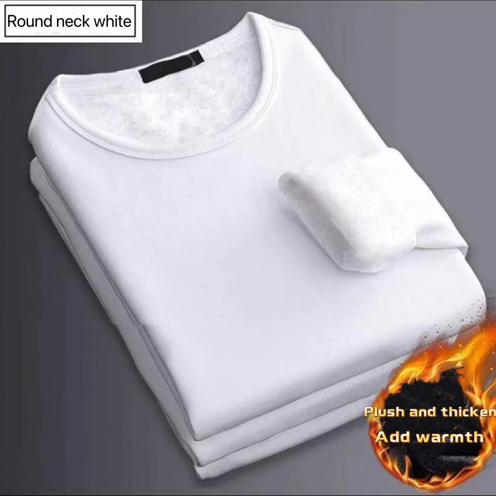 Men's Fleece-Lined Thermal Crewneck Top