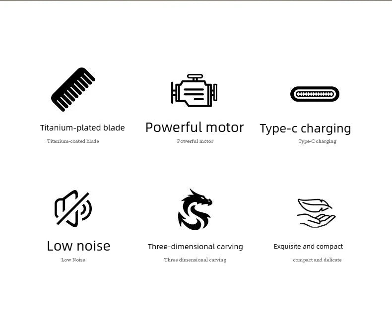 T9 Hair Trimmer: A USB-Charging Cordless Razor-Style Hair Clipper That Allows You to Shave Your Head Completely (0 mm Length)