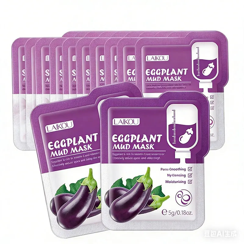 Sakura Clay Mud Face Mask – 12pc Set, Brightening, Deep Cleansing & Hydrating, All Skin Types