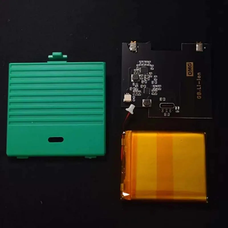 High Capacity 2300mAH Rechargeable Lithium Battery USB-C for Game boy Thick Machine for GB DMG Highligh
