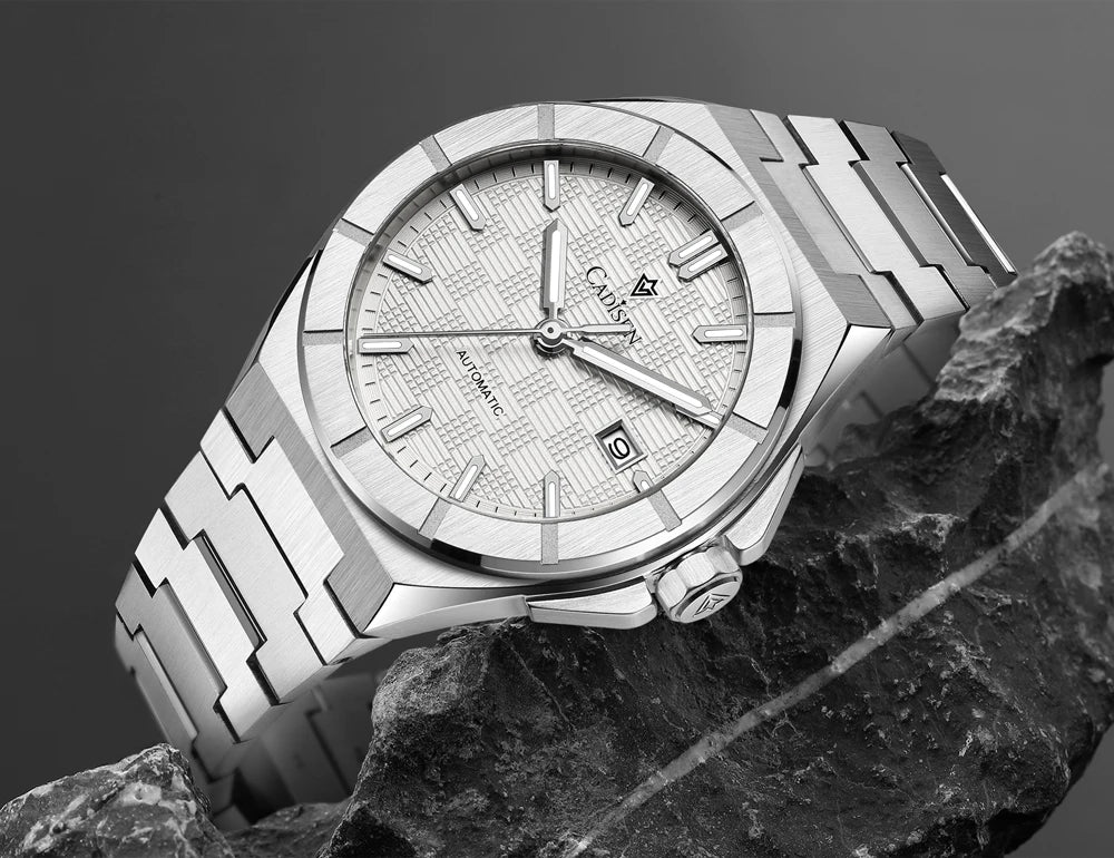 CADISEN C8242 Men’s Automatic Watch with Textured Dial