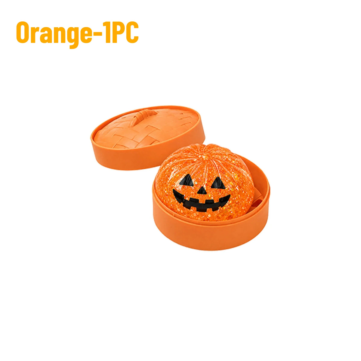Halloween Steamed Bun Squishy - Single Piece, Slow Rebound Sensory Fidget Toy, 5 Colors