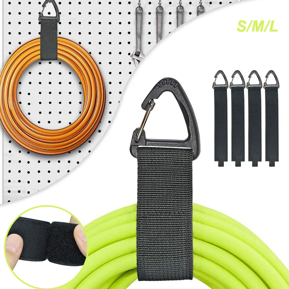 Hanging Hook-and-Loop Storage Straps for Cords & Hoses