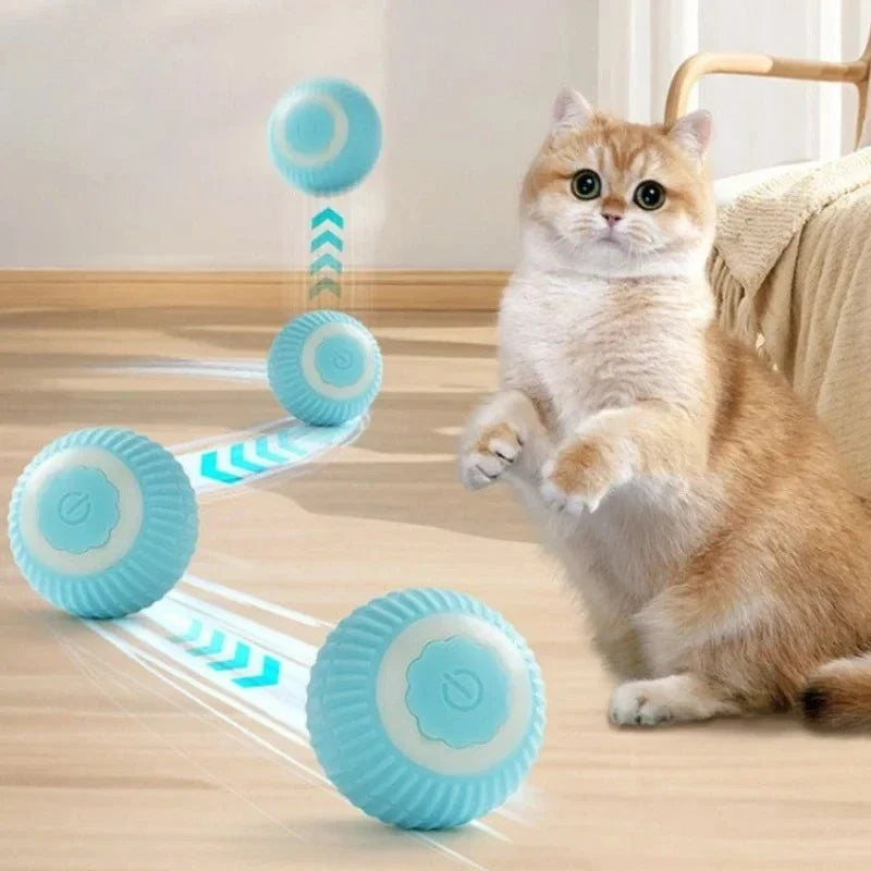 Rechargeable Rolling Cat Toy Ball