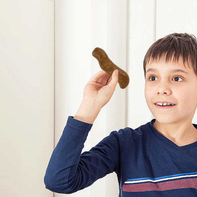 Realistic Fake Poop Prank Toy – Soft Plastic Gag Gift for April Fools, Halloween & Party Jokes, 17cm/6.69inch