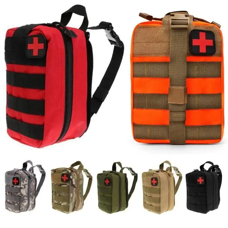 Waterproof Oxford Molle First Aid Pouch – IFAK Emergency Waist Pack for Outdoor Adventures
