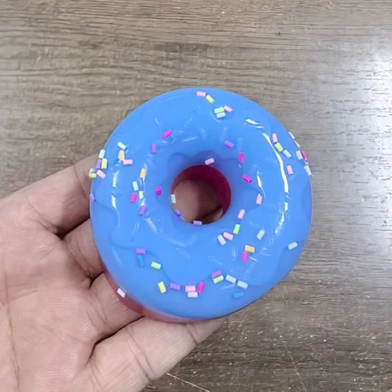 New Doh Egg Donut Sensory Fidget Toy Stress Relief ADHD Anxiety Calming Desk Ornament Focus Squeeze Stressbuster for Kids Adults