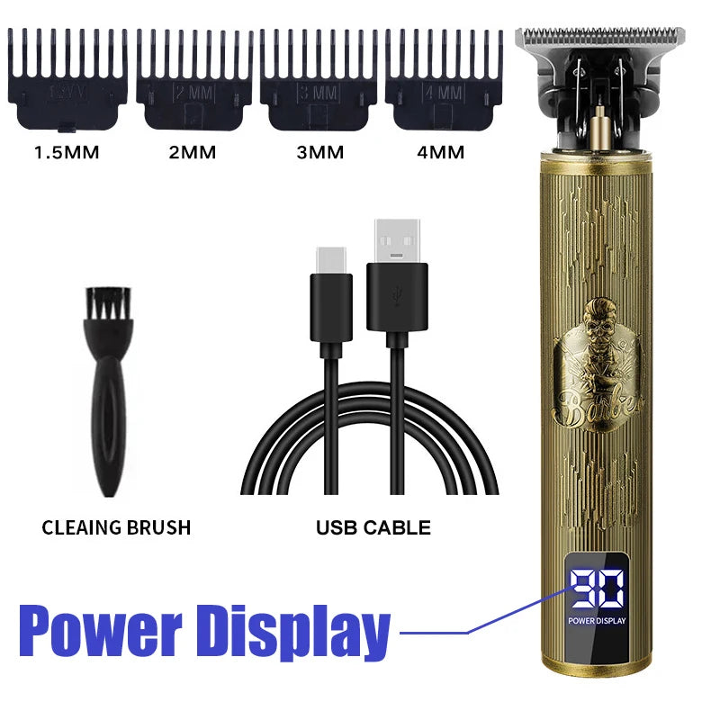 T9 Vintage-Style Cordless Hair Trimmer
