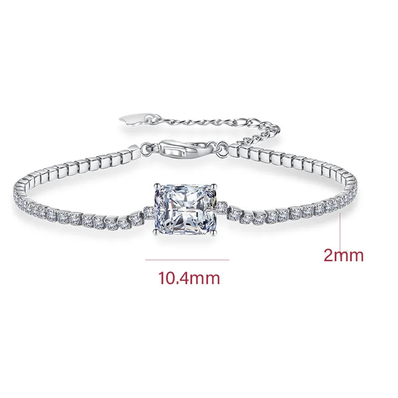 Moissanite Tennis Bracelet