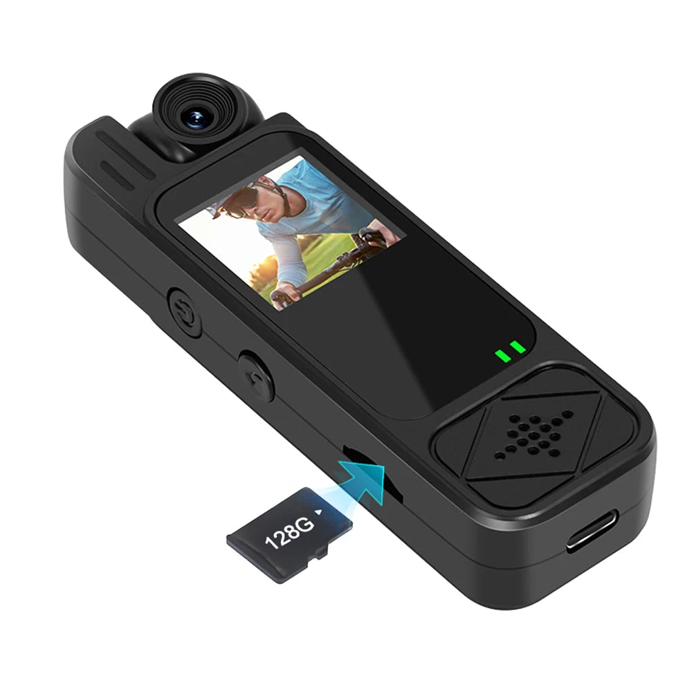 HD 1080P Camera 1.3inch Mini Action Camera Portable Small Digital Video Recorder Body Cam Infrared Night Vision Miniature Camcor