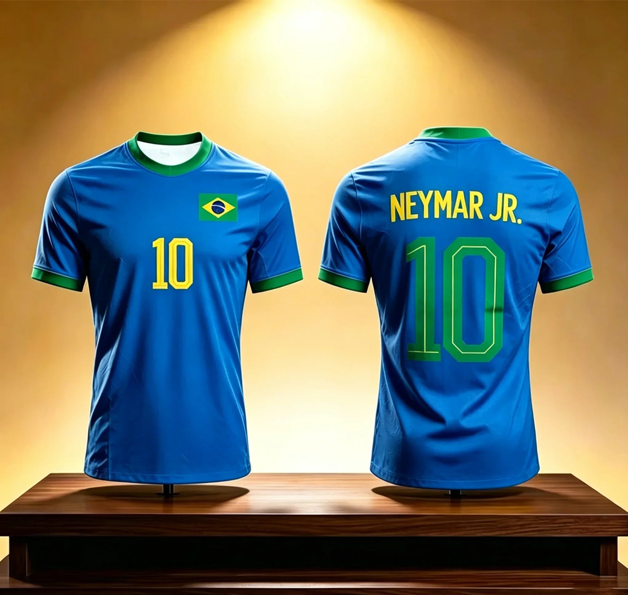 Neymar & VINI JR 3D Printed Football Jersey For Men Women Summer Fashion Sports Quick-dry Breathable Shorts Sleeve Soccer Tees