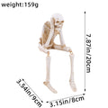 No Evil Skeleton Figurine – Halloween Decor