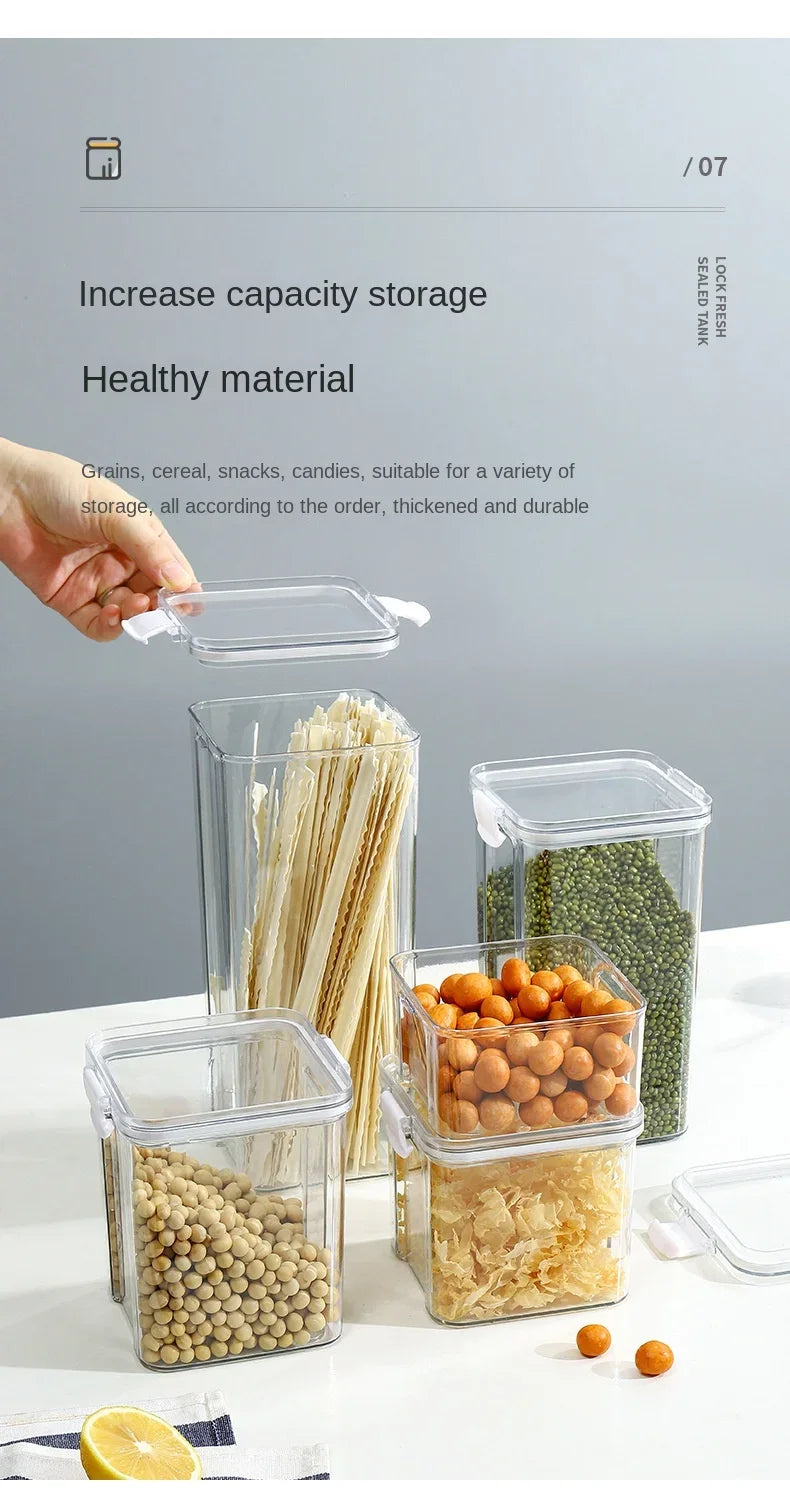 Clear Airtight Food Storage Container with Lid