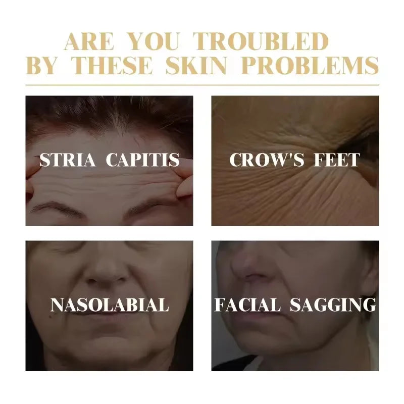 Korean Collagen Anti Wrinkle Facial Mask Fade Fine Lines Anti Aging Firm Skin Moisturizing Brightening Skincare Mask