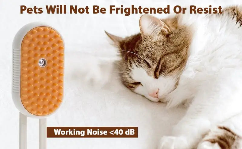 Pet Steam Brush – Cat & Dog Deshedding & Grooming Tool