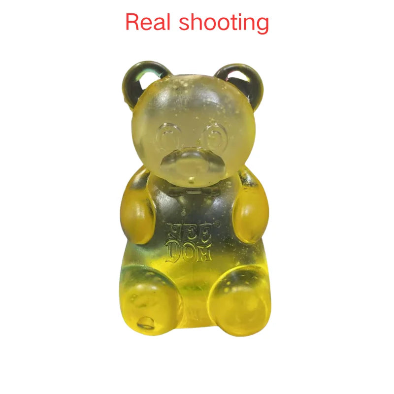 Nee Doh Cute Bear Maltose Dough Squeeze Toy Colorful Sensory Fidget Toy Stress Relief Desktop Decor Gift
