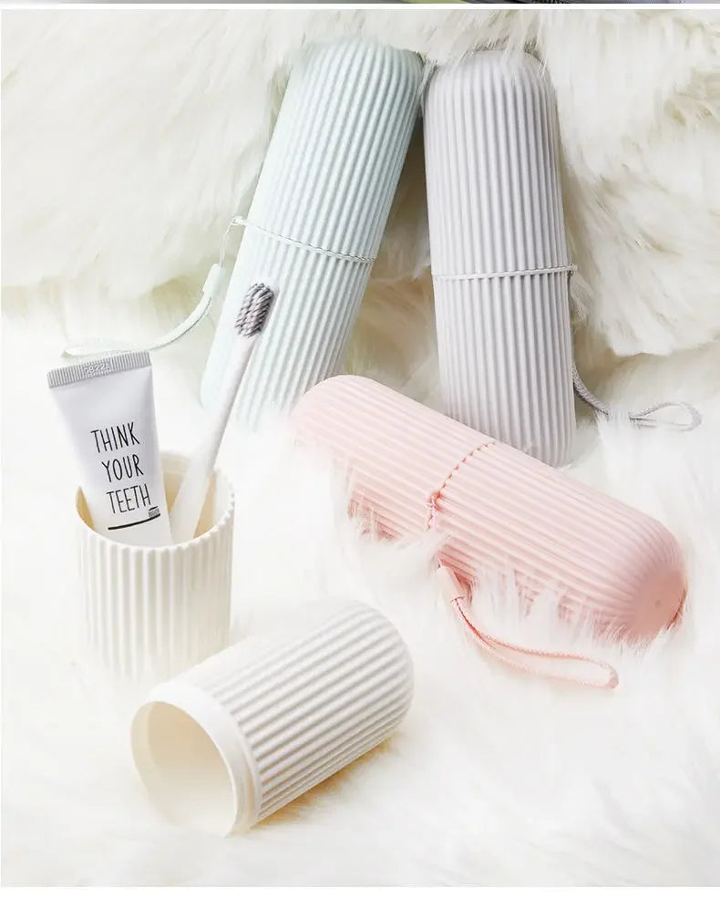 Travel Toothbrush & Toothpaste Storage Case