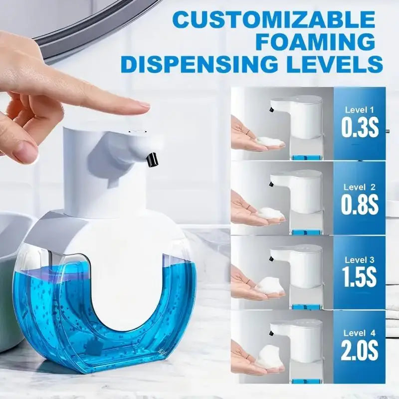 Touchless Rechargeable Soap Dispenser – 14.2 fl oz, Foam or Gel