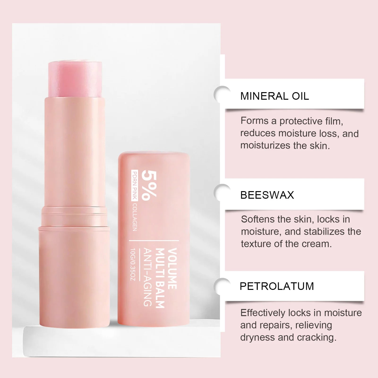 Korean Silk Collagen Serum Moisturizer Stick Set Revitalizing Face Cream Anti-Wrinkle Firming Lifting Skin Care Deep Hydration