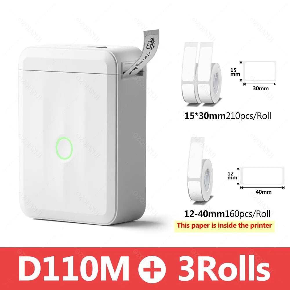 NIIMBOT D110M Bluetooth Thermal Label Maker